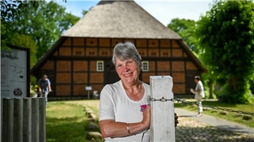 Das historische Marschenhaus im Speckenbütteler Park ist ein Lieblingsort von Monika Böttger.