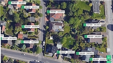 Das Immobilienportal Scoperty hat jedem Wohnhaus in Deutschland ein eigenes Preisschild verpasst. 