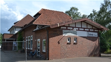Das ehemalige Bahnhofsgebäude in Zeven