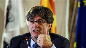 „Das katalanische Volk hat bei dem Unabhängigkeitsreferendum 2017 eine Entscheidung getroffen und nur ein mit dem Staat vereinbartes Referendum kann dieses Mandat ändern“: Carles Puigdemont.