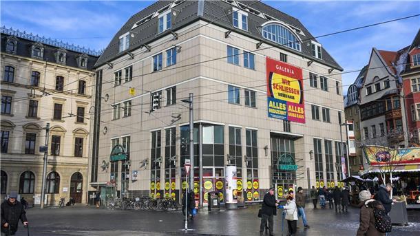 Das Kaufhaus in Halle wurde bereits im Dezember geschlossen.