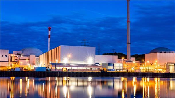 Das Kernkraftwerk Neckarwestheim in Baden-Würtemberg.