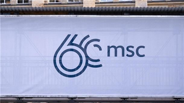 Zwei Kriege und ein Alptraum: Die (Un-)Sicherheitskonferenz Das Logo der Münchner Sicherheitskonferenz. Im Hotel Bayerischer Hof kommen von Freitag bis Sonntag rund 50 Staats- und Regierungschefs und mehr als 100 Minister aus aller Welt zusammen.