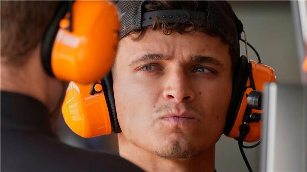 WM-Jäger Verstappen amüsiert sich über McLaren-Stallduell Das Manöver von Lando Norris in Singapur hat Folgen. (Archivbild)
