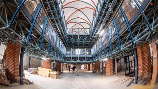 Umbau von Meeresmuseum 11 Millionen Euro teurer Das Meeresmuseum in Stralsund wird derzeit aufwendig modernisiert.