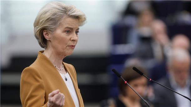 EU-Kommission stellt Industrie-Vorschläge vor „Das Netto-Null-Industrie-Gesetz sorgt für Tempo, Vereinfachung und es stellt Fördergelder bereit“: EU-Kommissionchefin Ursula von der Leyen.