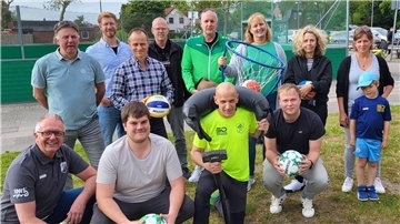 Die Veranstalter des Aktionstages beim TSV Abbehausen.
