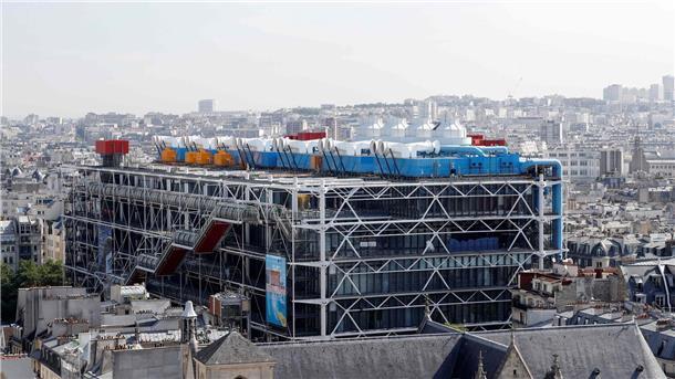 Pariser Centre Pompidou schließt für mehrere Jahre Das Pariser Kunst- und Kulturzentrum verschwindet für mindestens 5 Jahre hinter Bauzäunen. (Archivbild)