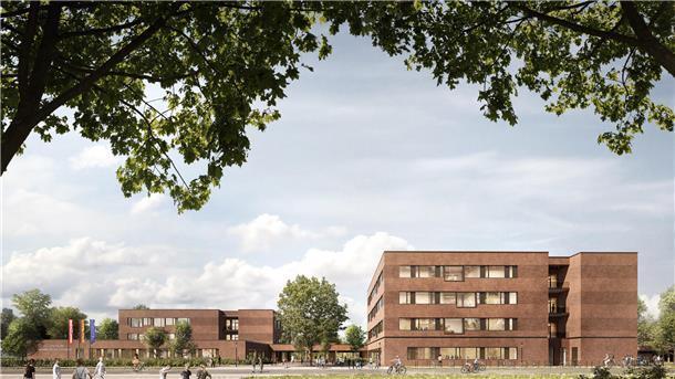 Das Schulzentrum an der Hamburger Straße in Geestemünde soll die Oberschule Geestemünde und die Grundschule Allmersschule in einem neuen Campus integrieren.  