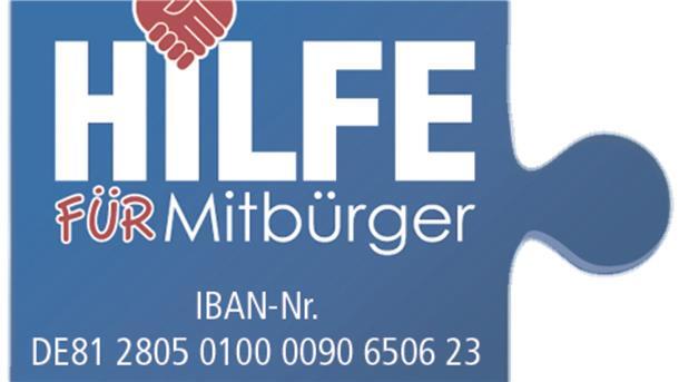 Das Spendenkonto vo n Hilfe für Mitbürger