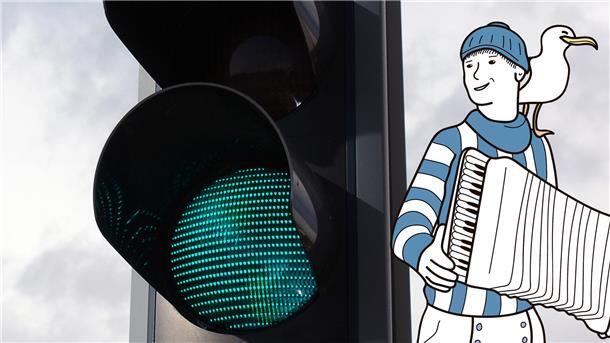 Grünes Licht: Bremerhaven erhält „Hein Mück“-Ampeln - hier sollen sie stehen Das Stadtoriginal Hein Mück kommt in Bremerhaven groß raus.