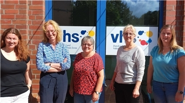 Das Team der VHS Zeven blickt mit Vorfreude auf das anstehende Semester. 
