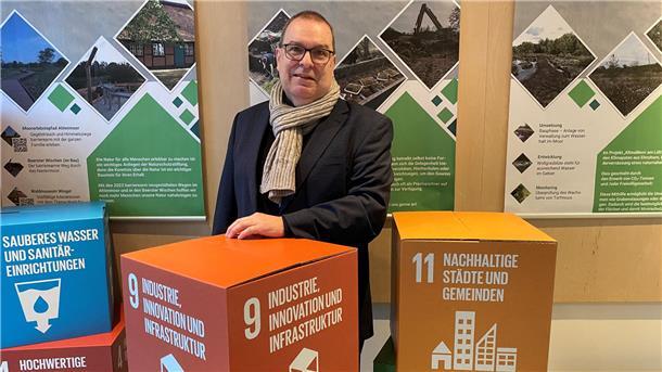 Das Thema Nachhaltigkeit ist ihm bestimmt lieber: Doch in diesem Jahr muss sich Landrat Thorsten Krüger (SPD) mit knappen Finanzen auseinandersetzen.