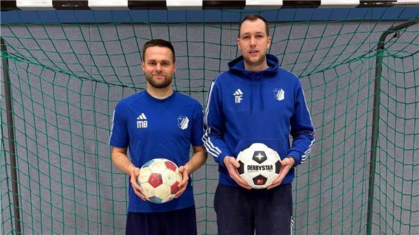 Das Trainer-Duo Marten Brandt (links) und Niklas Frey macht einen guten Job und wurde dafür jetzt mit einer Vertragsverlängerung belohnt.