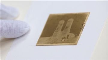 Das vier mal vier Zentimeter große Foto des Mineralogen Franz von Kobell stammt aus dem Jahr 1837.