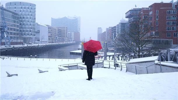 Das Winterwetter verabschiedet sich langsam.