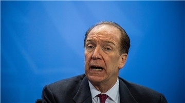 David Malpass, Präsident der Weltbank,  will sich nach „vielen Fortschritten und reiflicher Überlegung neuen Herausforderungen stellen“.