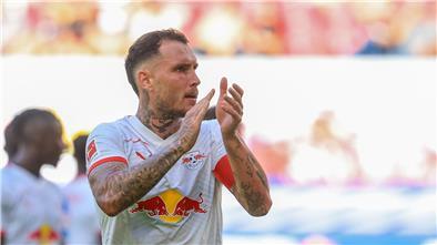 David Raum ist einer der zentralen Spieler bei RB Leipzig. (Archiv-Foto)