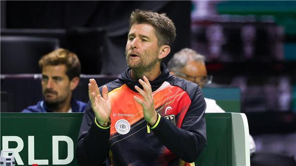 Ohne Zverev, mit Debüt: Davis-Cup-Team steht in Finalrunde Davis-Cup-Kapitän Michael Kohlmann konnte zufrieden sein mit der Leistung seines Teams. (Archivbild)