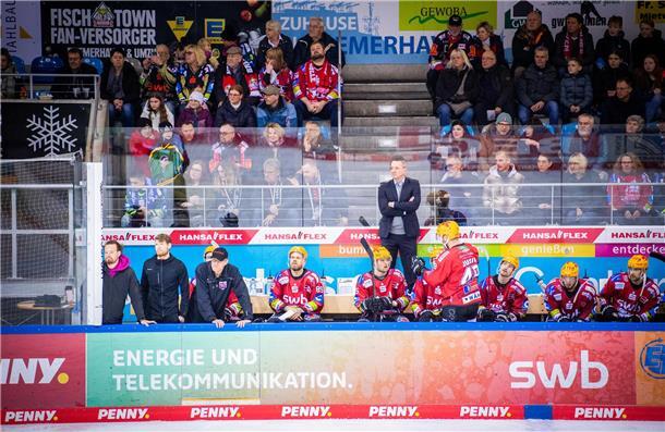 DEL 2022/23 Fischtown Pinguins gegen Augsburger Panther. Im Bild: Pinguins-Cheft...