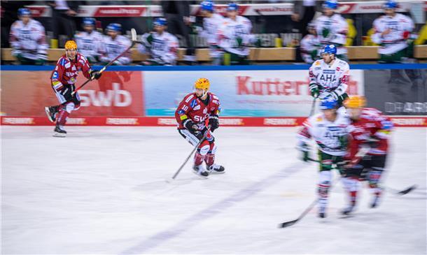 DEL 2022/23 Fischtown Pinguins gegen Augsburger Panther. Im Bild: Georgiy Saakya...