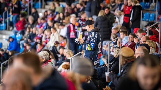 DEL 2022/23 Fischtown Pinguins gegen Augsburger Panther. Im Bild: Einige Zuschau...