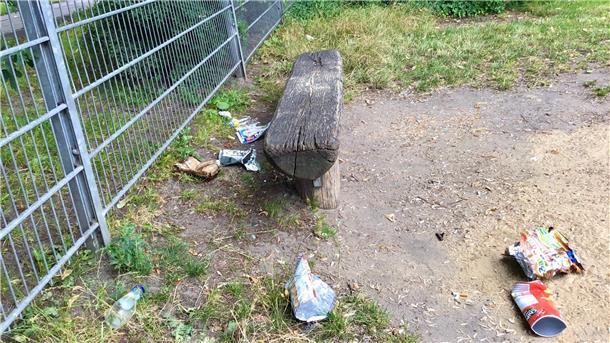 Dem Müll - so wie hier im Goethequartier - wollen die Entsorgungsbetriebe nun den Kampf ansagen.