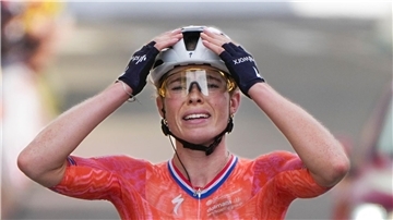 Demi Vollering sorgt für den nächsten niederländischen EM-Sieg.