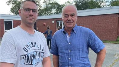 Sie stehen für den Neustart an der Zinzendorfschule in Tossens Dennis Kittel und Bernd Maibaum sind die neuen Leiter der Zinzendorfschule in Tossens.