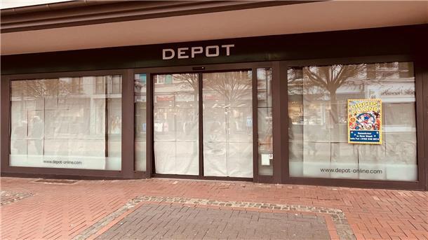 Deko-Kette Depot schließt mindestens 100 weitere Filialen Depot hat in den ersten drei Monaten des Jahres bereits 45 Filialen geschlossen, unter anderem in der nordrhein-westfälischen Stadt Hilden. (Archivbild)