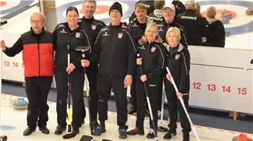 Curling-Spieler 