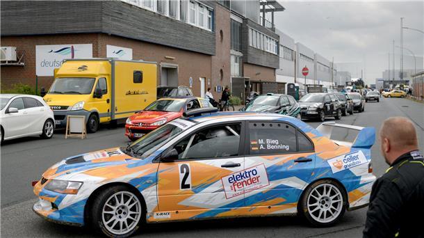 Der ADAC Rallye-Sprint ließ den Fischereihafen am Sonntag zur Rennstrecke werden.