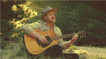 Der australische Musiker Leigh Marks 
