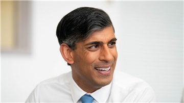Der britische Premierminister und Parteivorsitzende der Konservativen, Rishi Sunak.