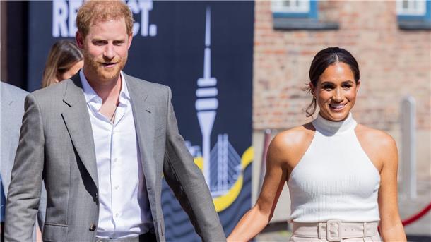 Der britische Prinz Harry und seine Frau Meghan sind im Dezember in einer Netflix-Doku zu sehen.