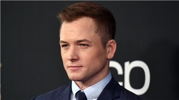 Der britische Schauspieler Taron Egerton bei der Verleihung der Hollywood Film Awards 2019.