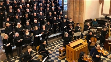 Der Chor der Stadtkantorei ist gefordert, wenn am 16. April die Missa Solemnis von Beethoven erklingen wird.