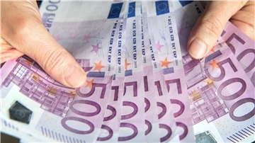 Bild von acht 500-Euro-Scheinen