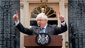 Der ehemalige britische Premierminister Boris Johnson soll eine neue Kandidatur als Premier planen.