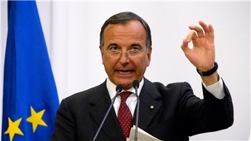 Der ehemalige italienische Außenminister und EU-Kommissar Franco Frattini.