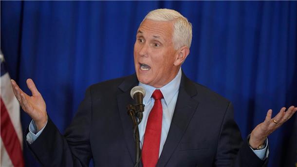 Richter ordnet Pence-Aussage in Trump-Ermittlungen an Der ehemalige US-Vizepräsident Mike Pence könnte in den Ermittlungen gegen Donald Trump aussagen.