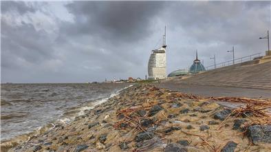 Der erste Sturm des Jahres ist auf Bremerhaven und die Region zugebraust. Am Mittwoch, als dieses Foto entstand, war die Lage weitgehend ruhig.