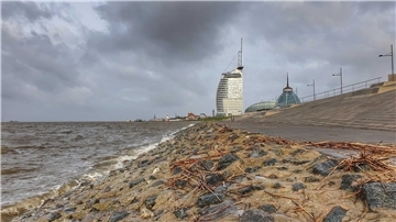 Der erste Sturm des Jahres ist auf Bremerhaven und die Region zugebraust. Am Mittwoch, als dieses Foto entstand, war die Lage weitgehend ruhig.