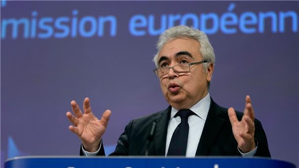 Der Exekutivdirektor der Internationalen Energieagentur Fatih Birol bei einer Konferenz zum Thema Energie in Brüssel.