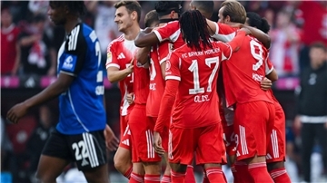 Der FC Bayern hatte gegen den Hamburger SV viel Grund zum Jubel.