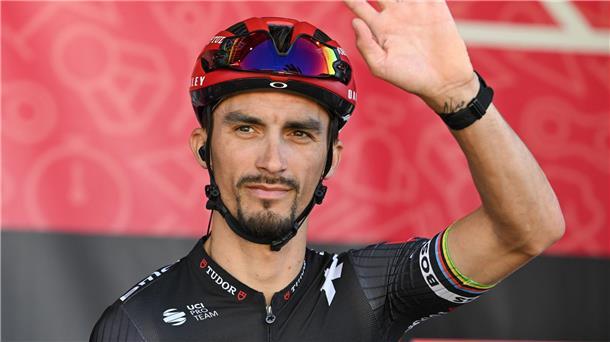 Rad-Star Lipowitz in Québec nicht vorn dabei Der Franzose Alaphilippe gewinnt in Québec. (Archivbild)
