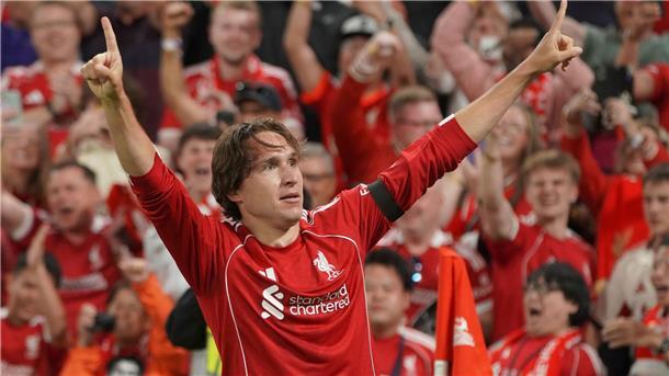 Der für Wirtz eingewechselte Fernando Chiesa traf zum 3:2, nachdem Liverpool eine 2:0-Führung verspielt hatte.