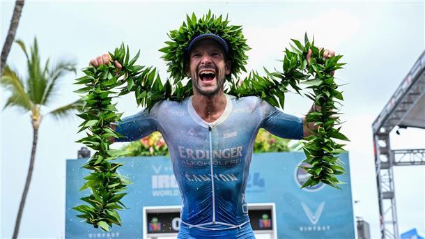 Ironman-Weltmeister Lange: 2026 noch einmal nach Hawaii Der größte Sieg seiner Karriere.