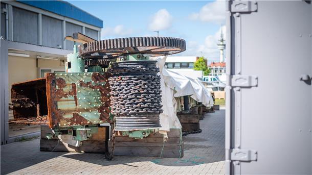 Rettung naht: Diese Pläne hat das Schifffahrtsmuseum für drei marode Kräne Kran