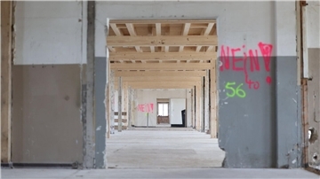 Eine Baustelle.